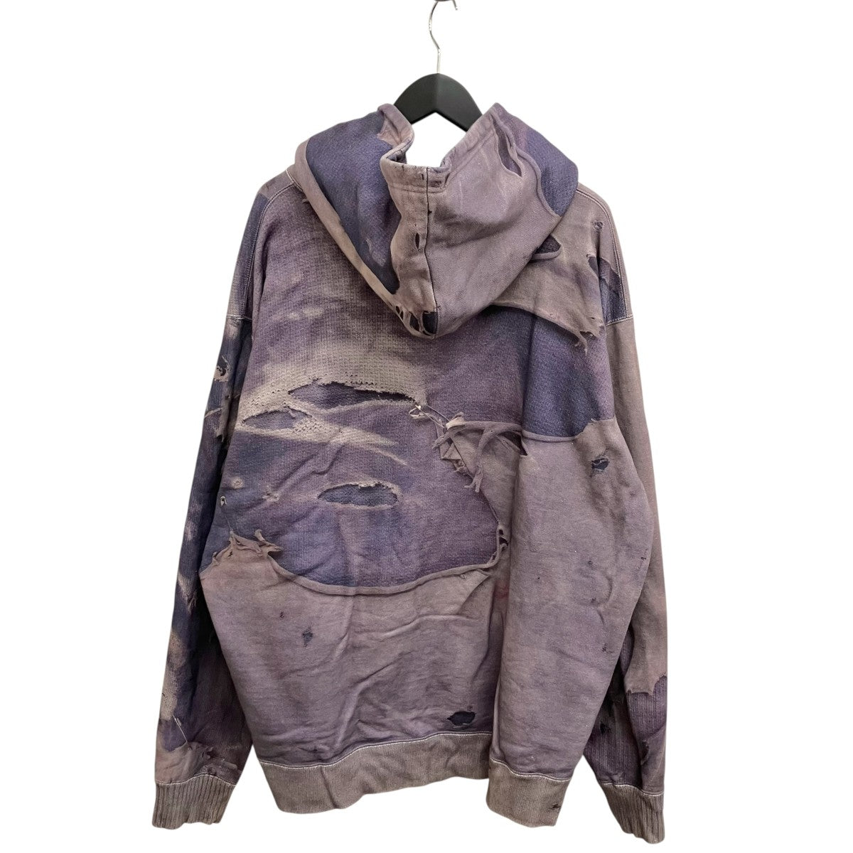 KAMIYA Trompe L’oeil Print Zip-up Hoodie NavyパーカーG15HD114 古着・中古-2枚目のアイテム画像