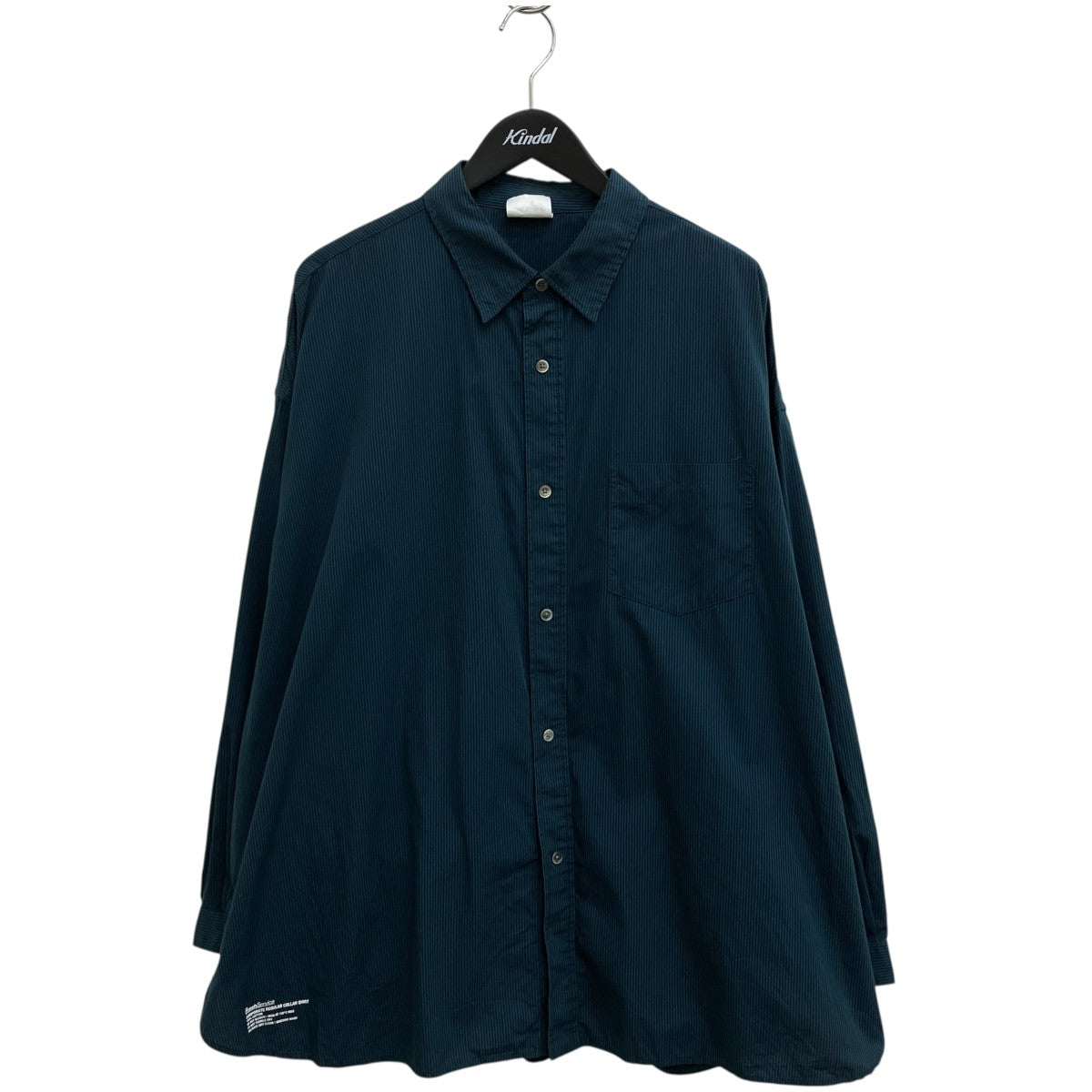 FreshService CORPORATE STRIPE REGULAR COLLAR SHIRT長袖シャツFSW-22-SH-15 古着・中古-1枚目のアイテム画像
