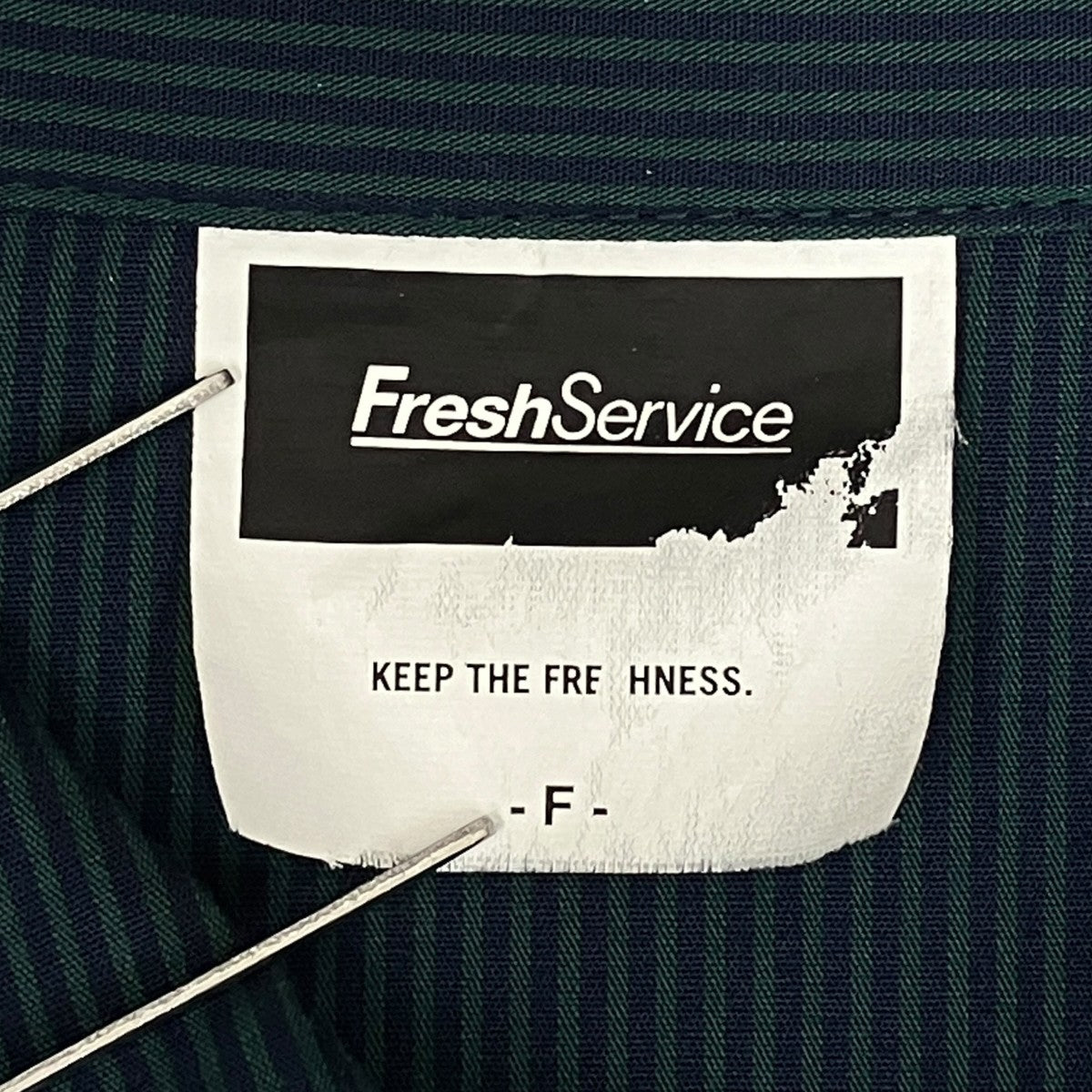 FreshService CORPORATE STRIPE REGULAR COLLAR SHIRT長袖シャツFSW-22-SH-15 古着・中古-5枚目のアイテム画像