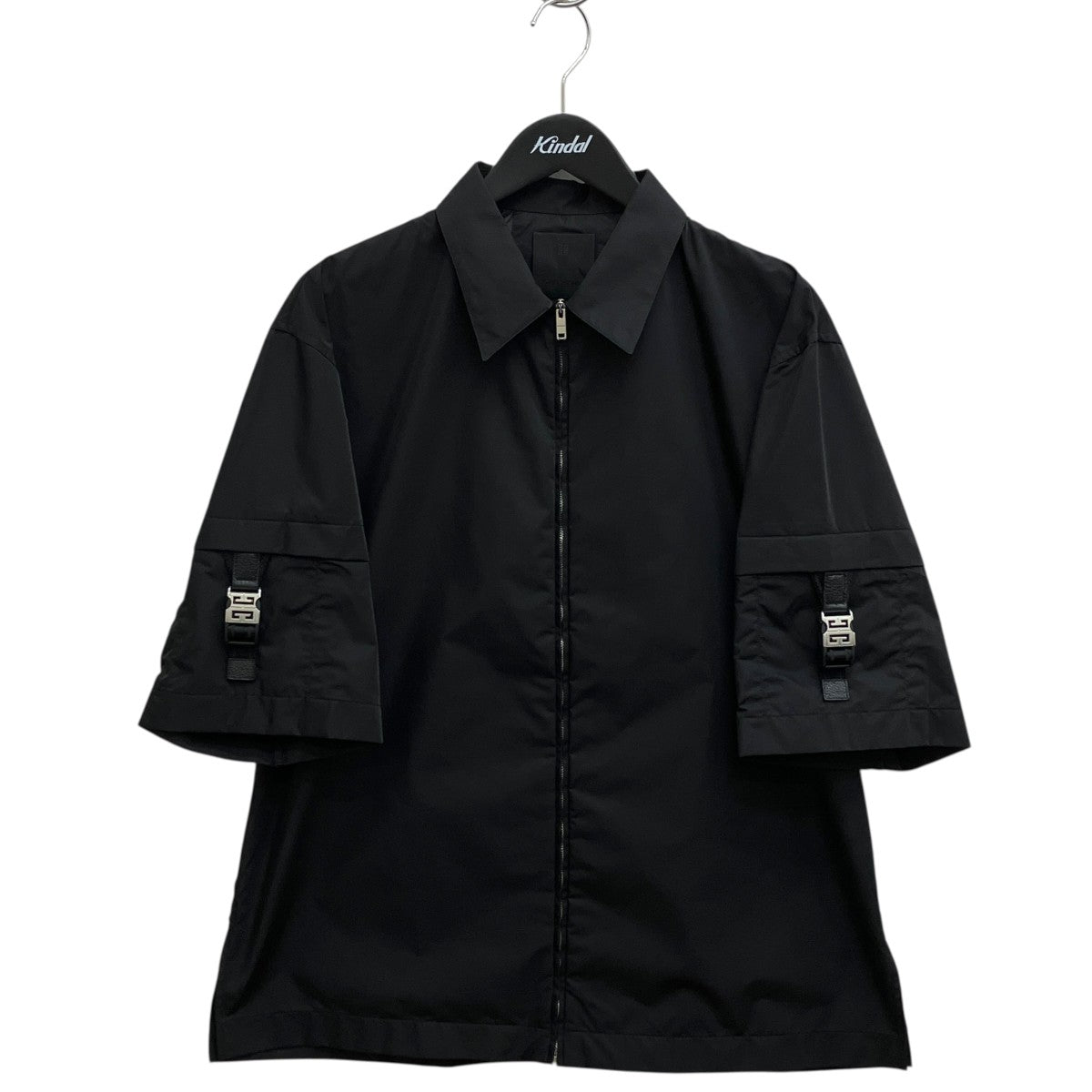 GIVENCHY 4G バックル付き ジップアップシャツ BM80WS13YT 古着・中古-1枚目のアイテム画像