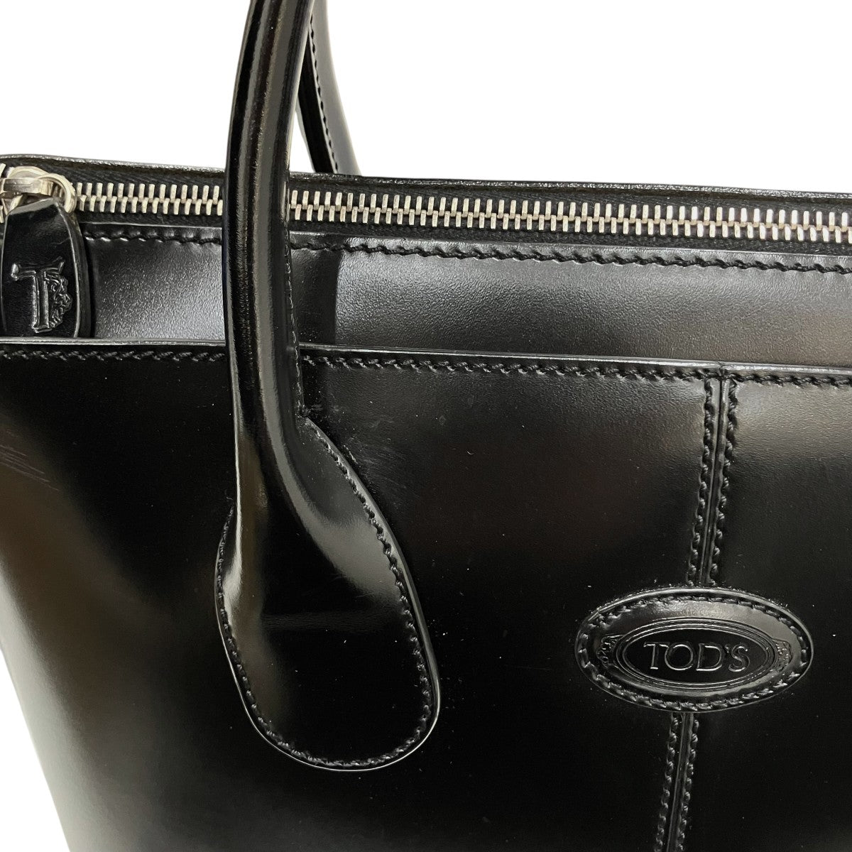 TOD’S 2WAYレザーハンドバッグ 古着・中古-6枚目のアイテム画像