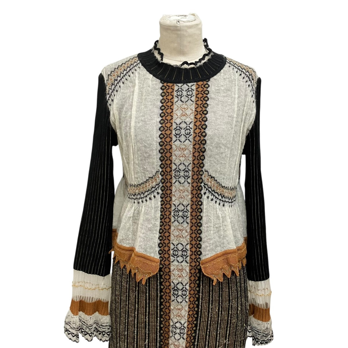 mame kurogouchi(マメクロゴウチ) 20AWLayered Knitted Dressニット