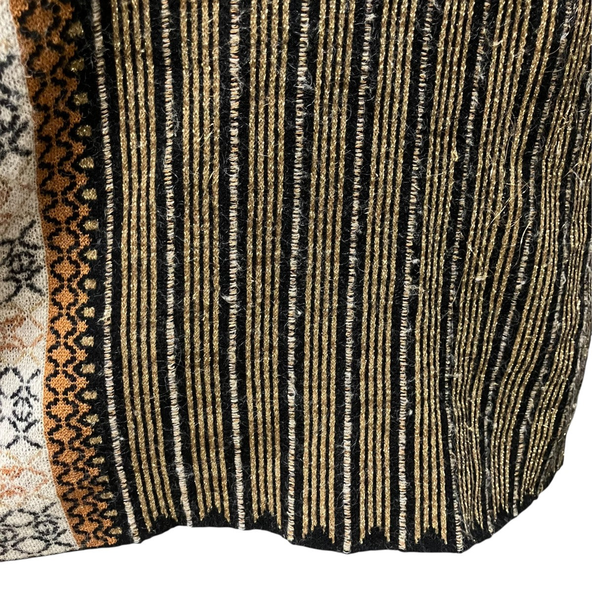 20AWLayered Knitted DressニットワンピースMM20FW-KN023