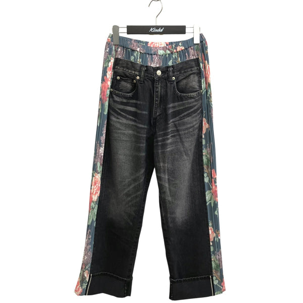 JUNYA WATANABE×LEVI'S 切替デニムパンツJN-P107 JN-P107 ブラック