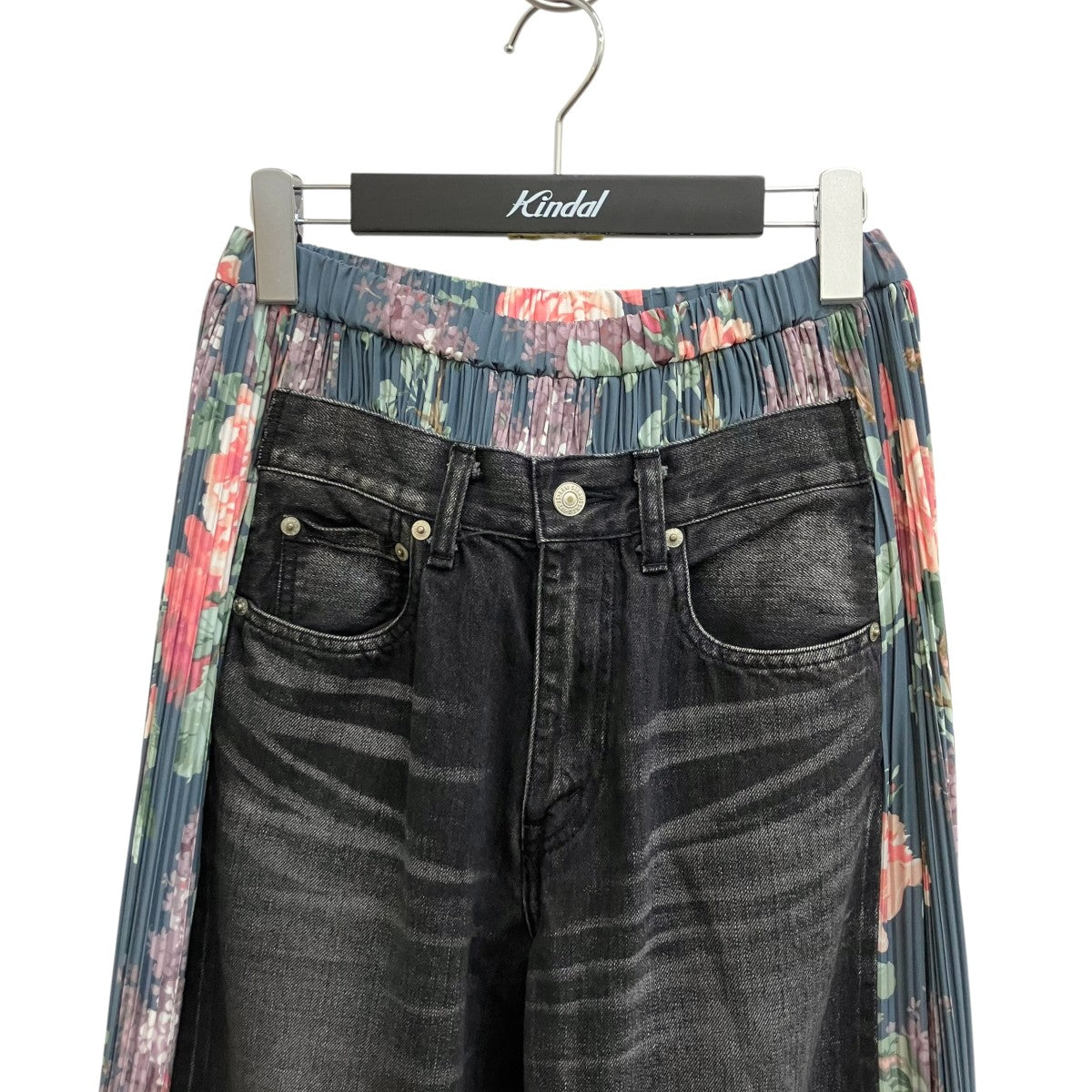 JUNYA WATANABE×LEVI'S 切替デニムパンツJN-P107 JN-P107 ブラック