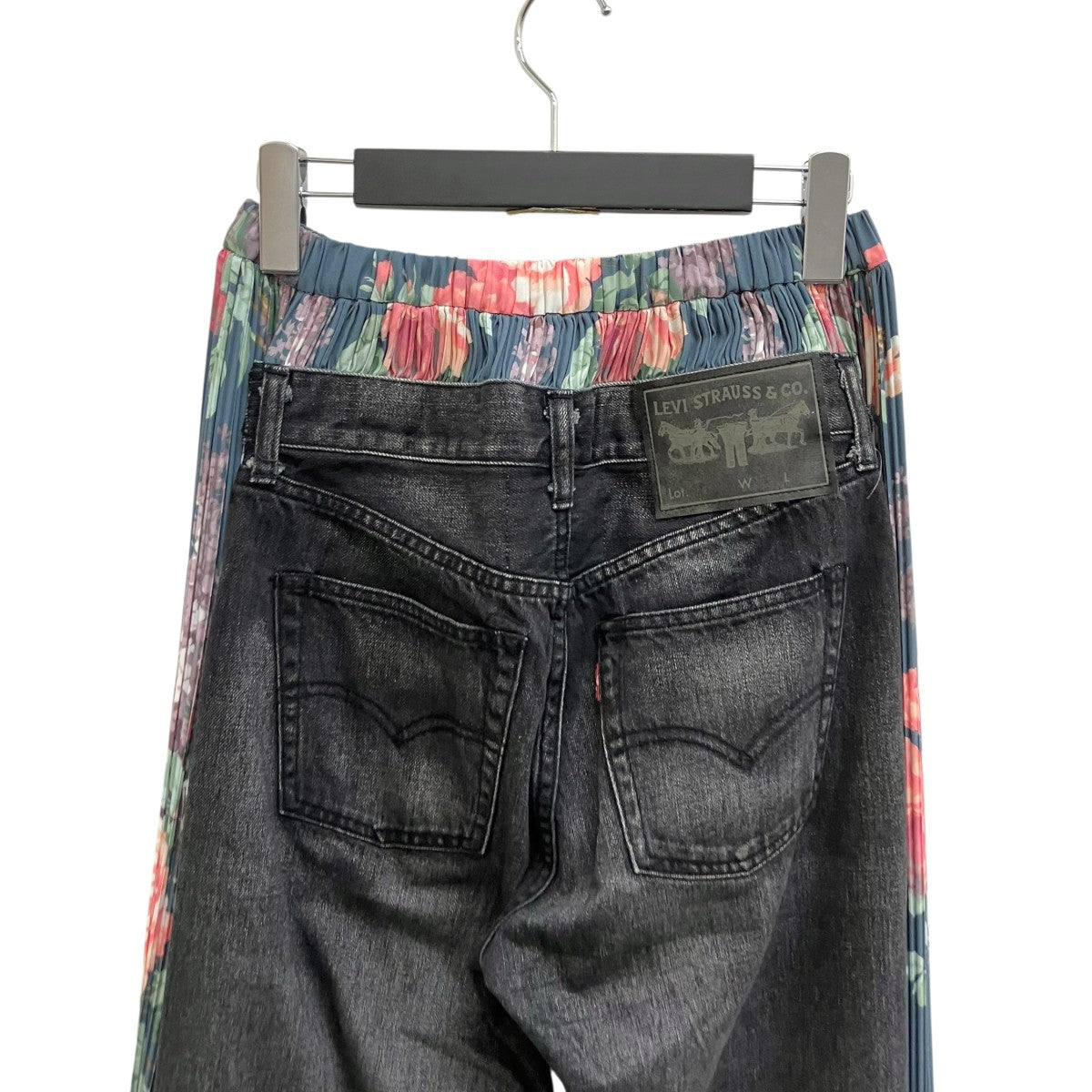 JUNYA WATANABE×LEVI'S 切替デニムパンツJN-P107 JN-P107 ブラック