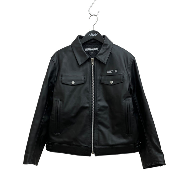 NEIGHBORHOOD(ネイバーフッド) SINGLE LEATHER JACKET 232SZNH-JKM01