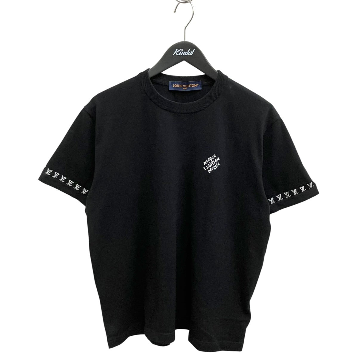 LOUIS VUITTON 24SS シグネチャー ロゴ ジャガード コットン クルーネック 半袖Tシャツ RM242MQ Z34 HRN42W 古着・中古-1枚目のアイテム画像