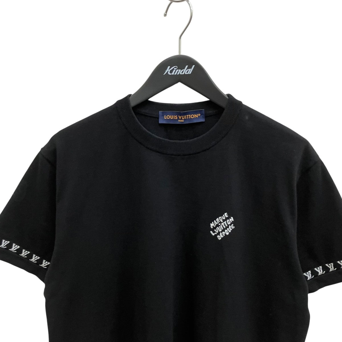 LOUIS VUITTON 24SS シグネチャー ロゴ ジャガード コットン クルーネック 半袖Tシャツ RM242MQ Z34 HRN42W 古着・中古-3枚目のアイテム画像