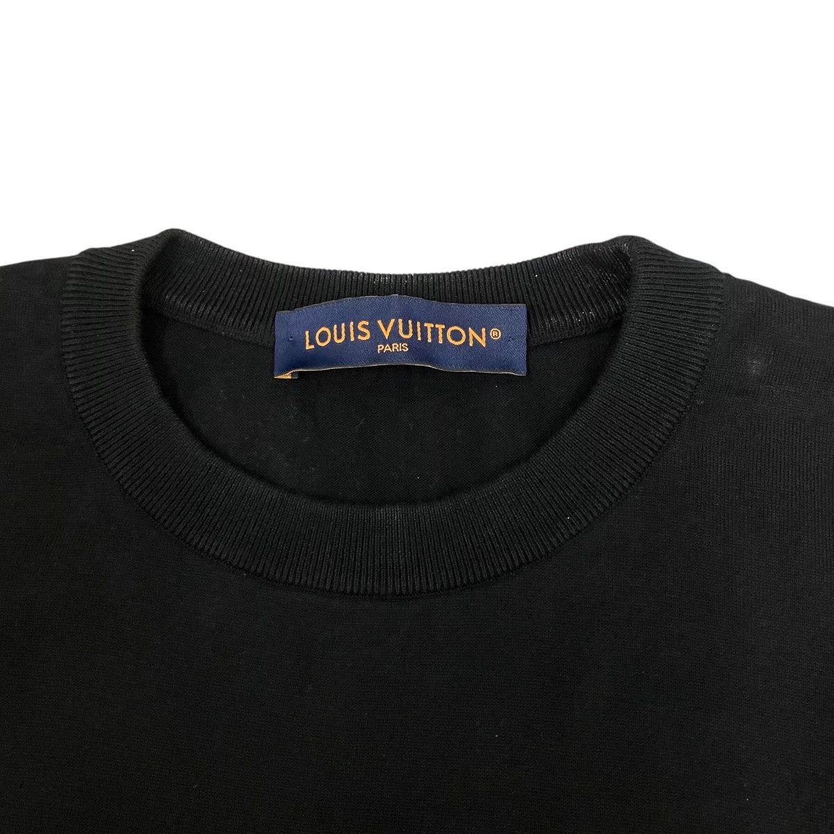 LOUIS VUITTON 24SS シグネチャー ロゴ ジャガード コットン クルーネック 半袖Tシャツ RM242MQ Z34 HRN42W 古着・中古-5枚目のアイテム画像