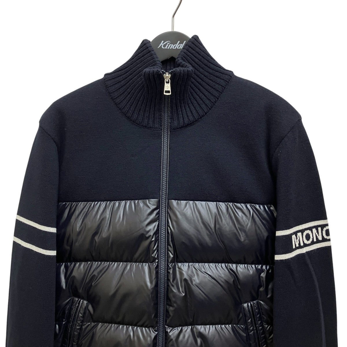 MONCLER(モンクレール) CARDIGAN TRICOTニット切替ダウンジャケット