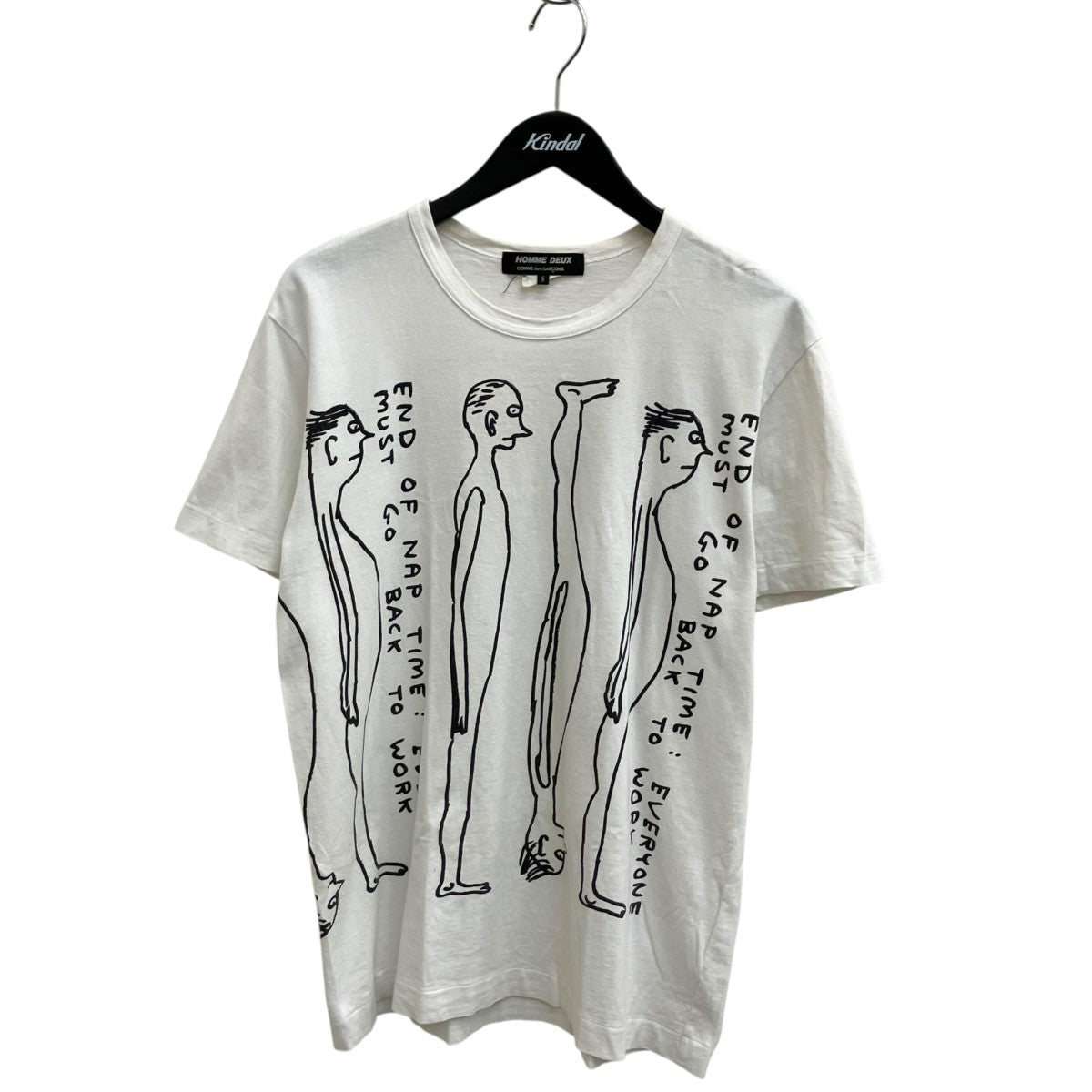 COMME des GARCONS HOMME DEUX 21AW半袖TシャツDH-T013 古着・中古-1枚目のアイテム画像
