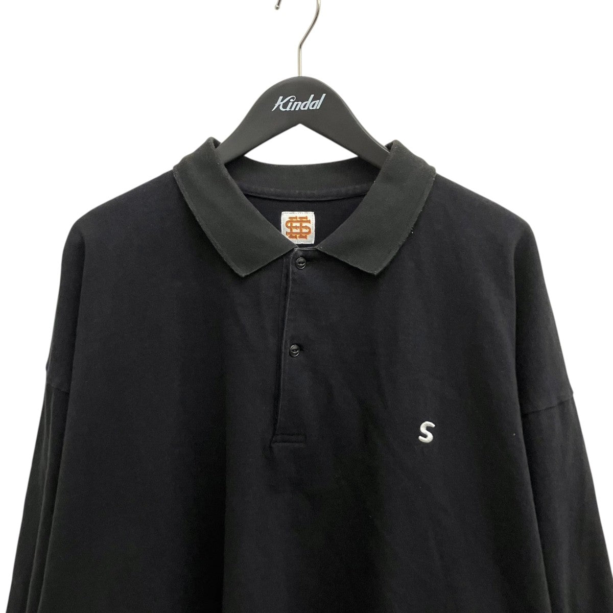 SEESEE BIG LS POLOポロシャツ 古着・中古-3枚目のアイテム画像