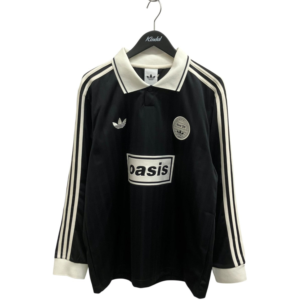 adidas originals ×oasis ツアー ジャカード ジャージ長袖カットソーKY8722 古着・中古-1枚目のアイテム画像
