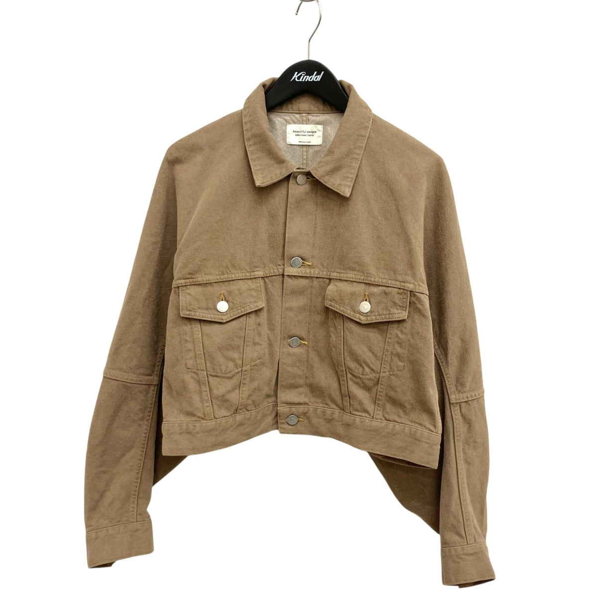 beautiful people organic FOXbrown denim short blousonデニムジャケット1525102035 古着・中古-1枚目のアイテム画像