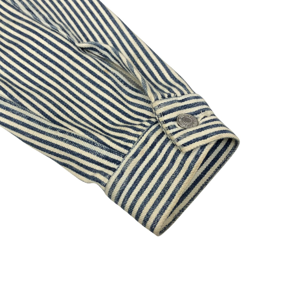 LEVI’S HICKORY STRIPE 557 XX TRUCKER DENIM JACKETデニムジャケットPO-4515039796 古着・中古-6枚目のアイテム画像