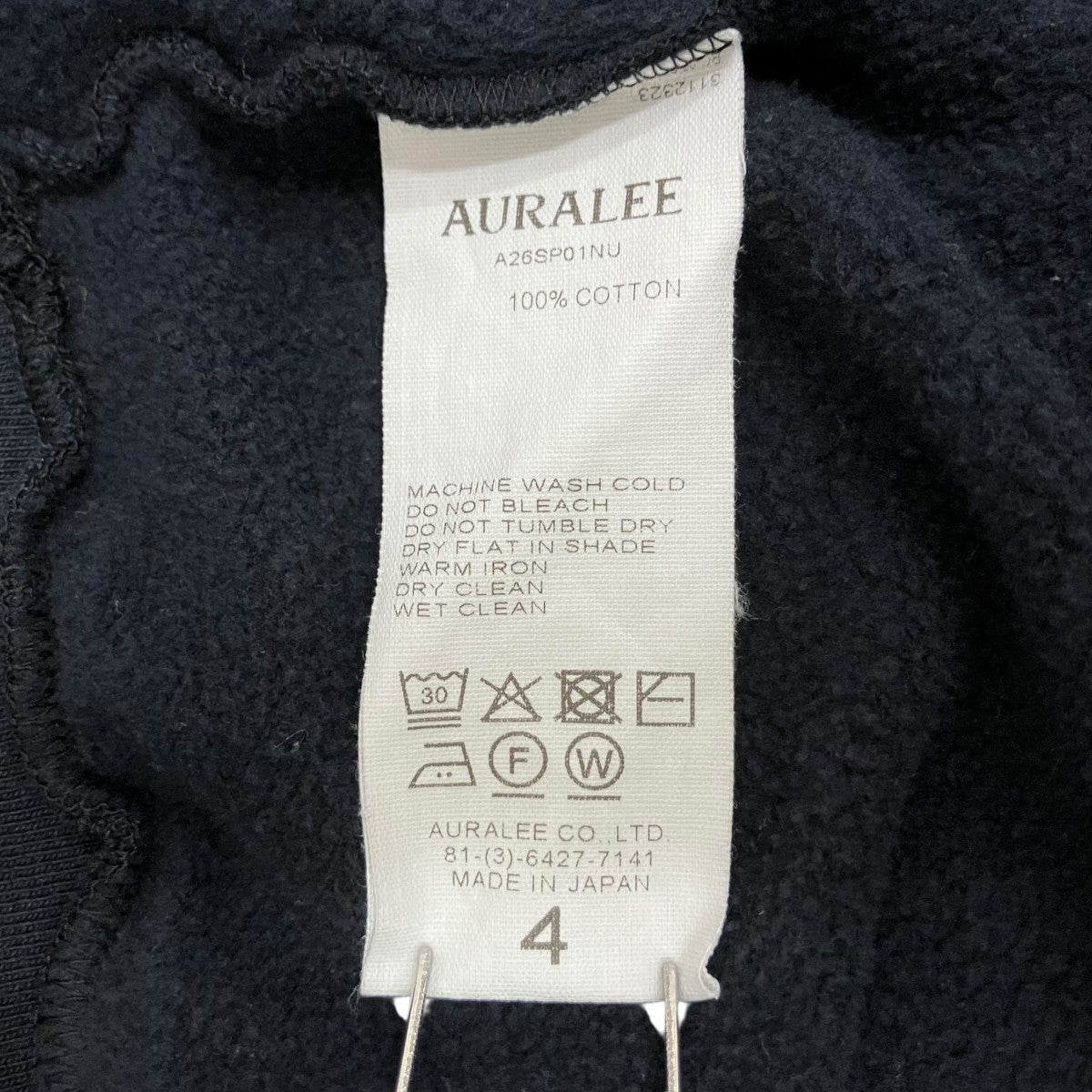 HIGH GAUGE SWEAT HALF ZIP P OハーフジップスウェットA26SP01NU