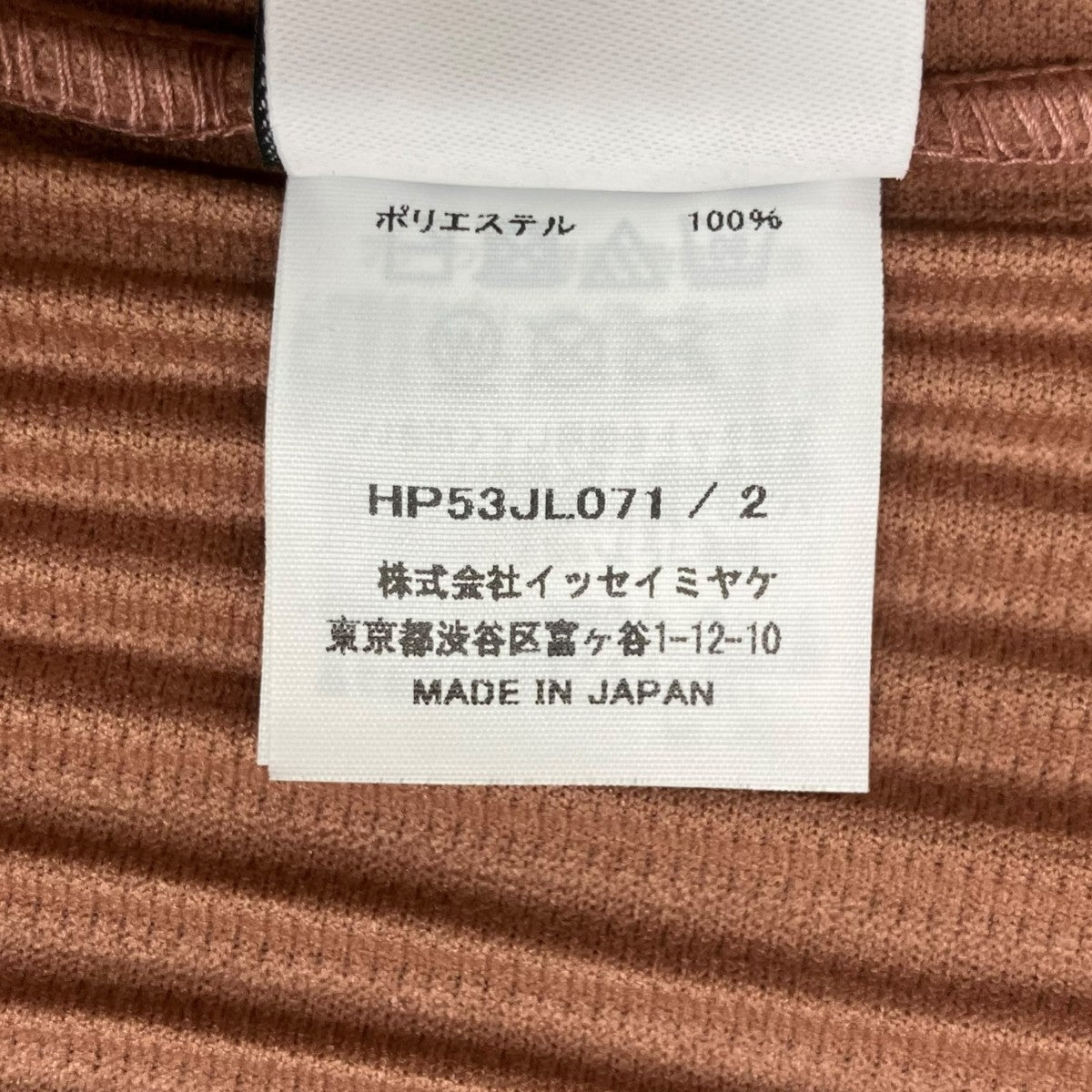 HOMME PLISSE ISSEY MIYAKE MONTHLY COLORS ： JULYプリーツパーカーHP53JL071 古着・中古-6枚目のアイテム画像