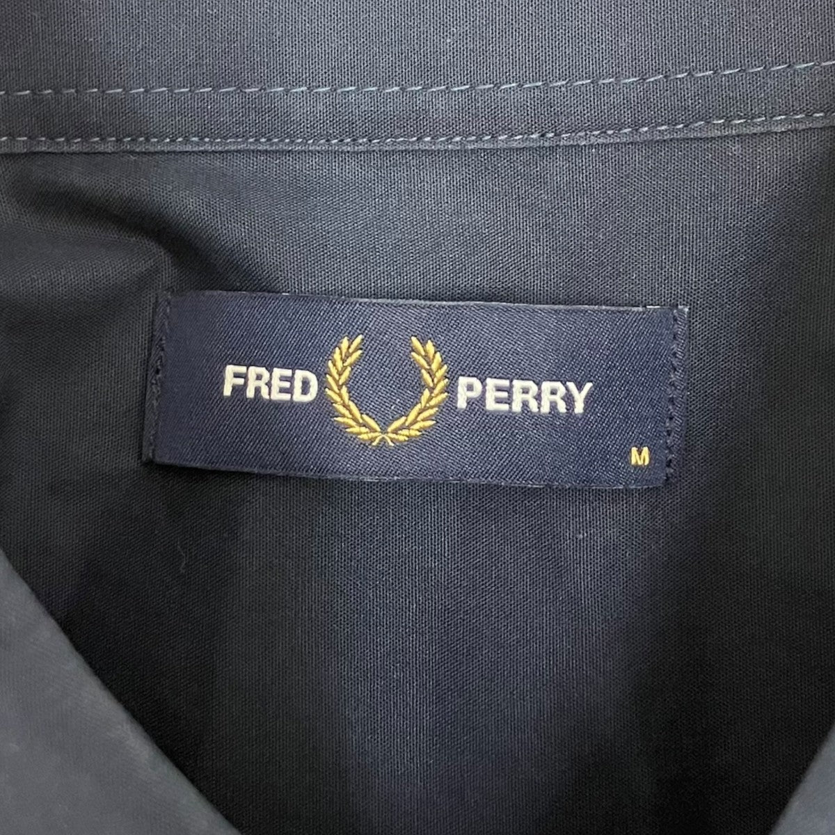 FRED PERRY Panelled Shirt長袖シャツM4684 古着・中古-7枚目のアイテム画像