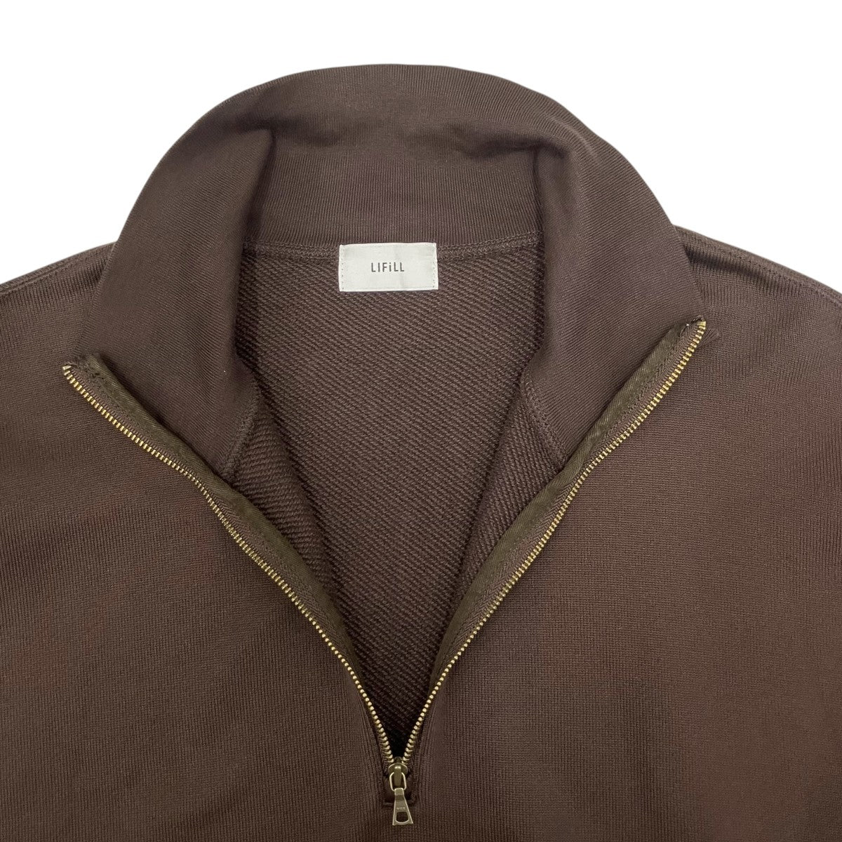 LIFiLL SWEAT HALF ZIP POLOハーフジップスウェットLF098-02 古着・中古-5枚目のアイテム画像