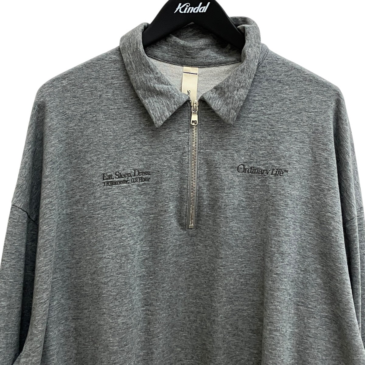 SHINYA KOZUKA ORDINARY LOCAL SPORTS COACHハーフジップスウェット2601SK79 古着・中古-3枚目のアイテム画像