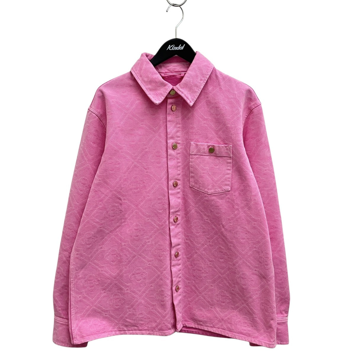 CASABLANCA LASER MONOGRAM OVERSIZED DENIM SHIRTジャケットCASABLANCA26SS-8 古着・中古-1枚目のアイテム画像