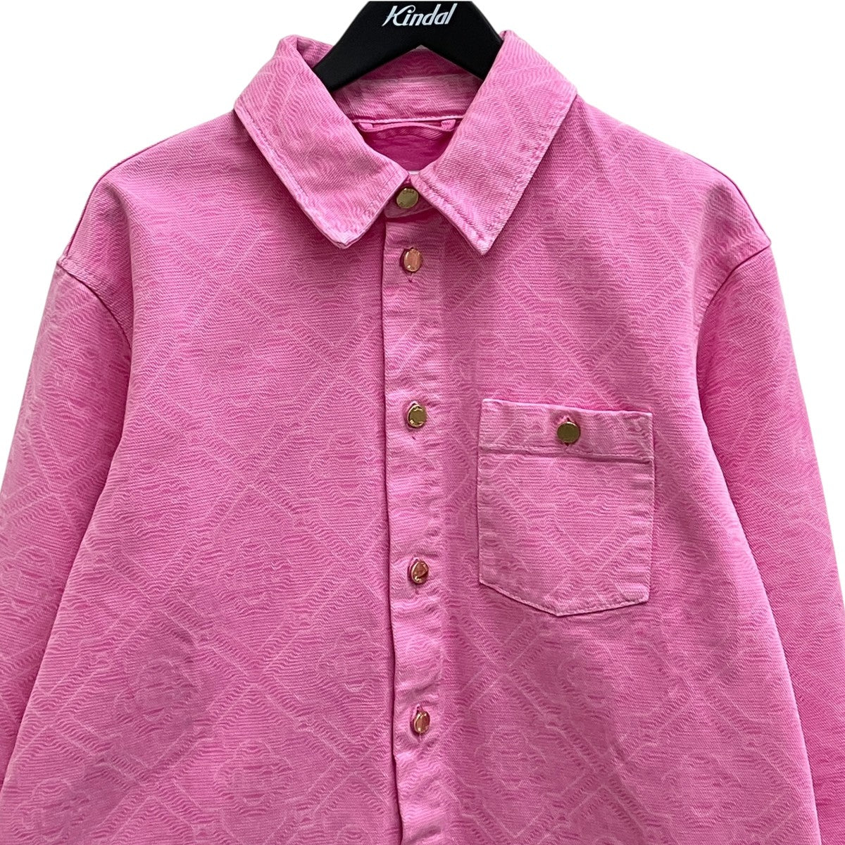 CASABLANCA LASER MONOGRAM OVERSIZED DENIM SHIRTジャケットCASABLANCA26SS-8 古着・中古-3枚目のアイテム画像