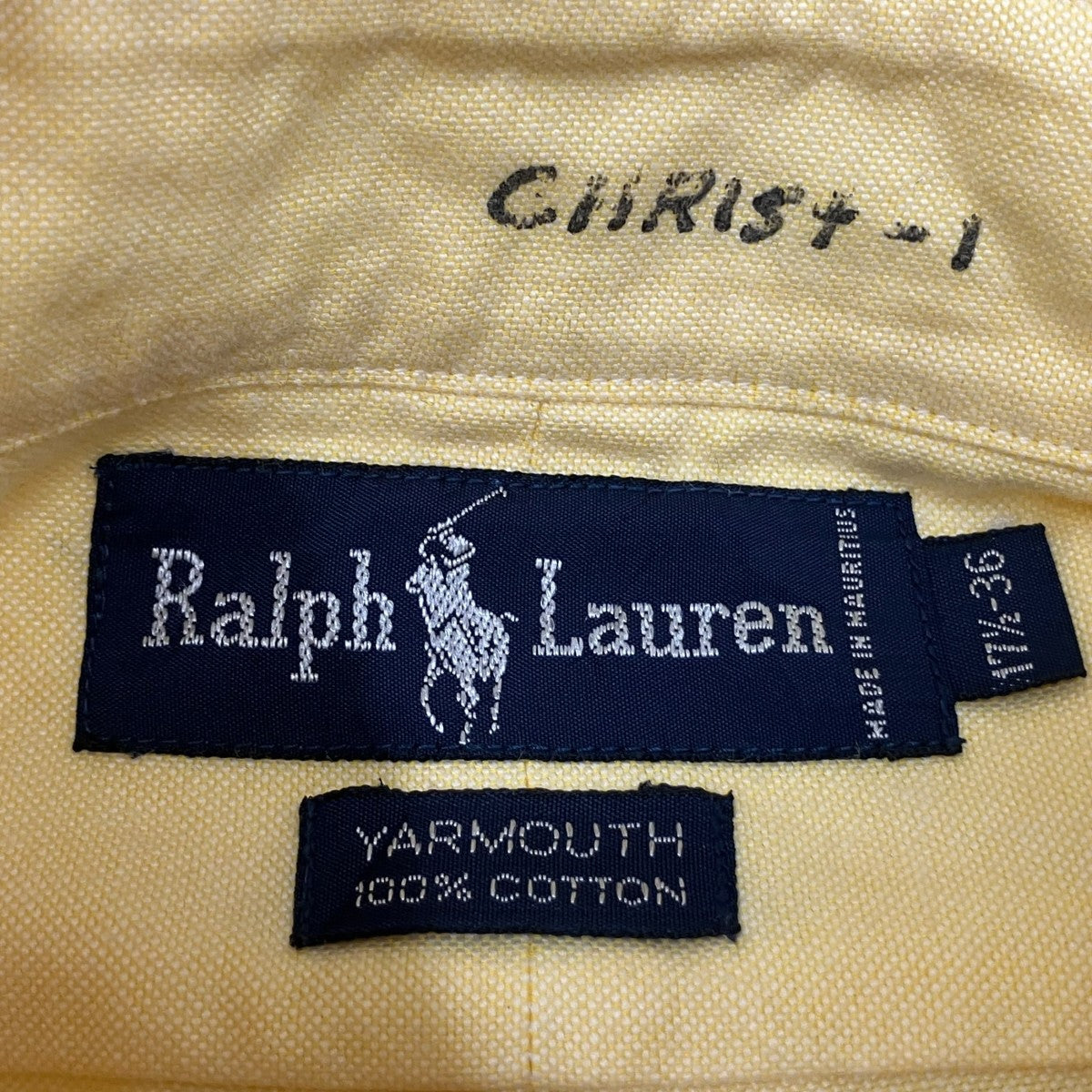 YARMOUTH長袖シャツ