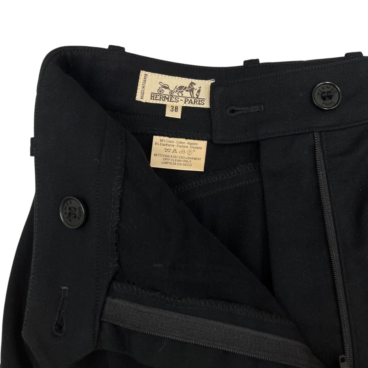 HERMES スラックス 古着・中古-6枚目のアイテム画像