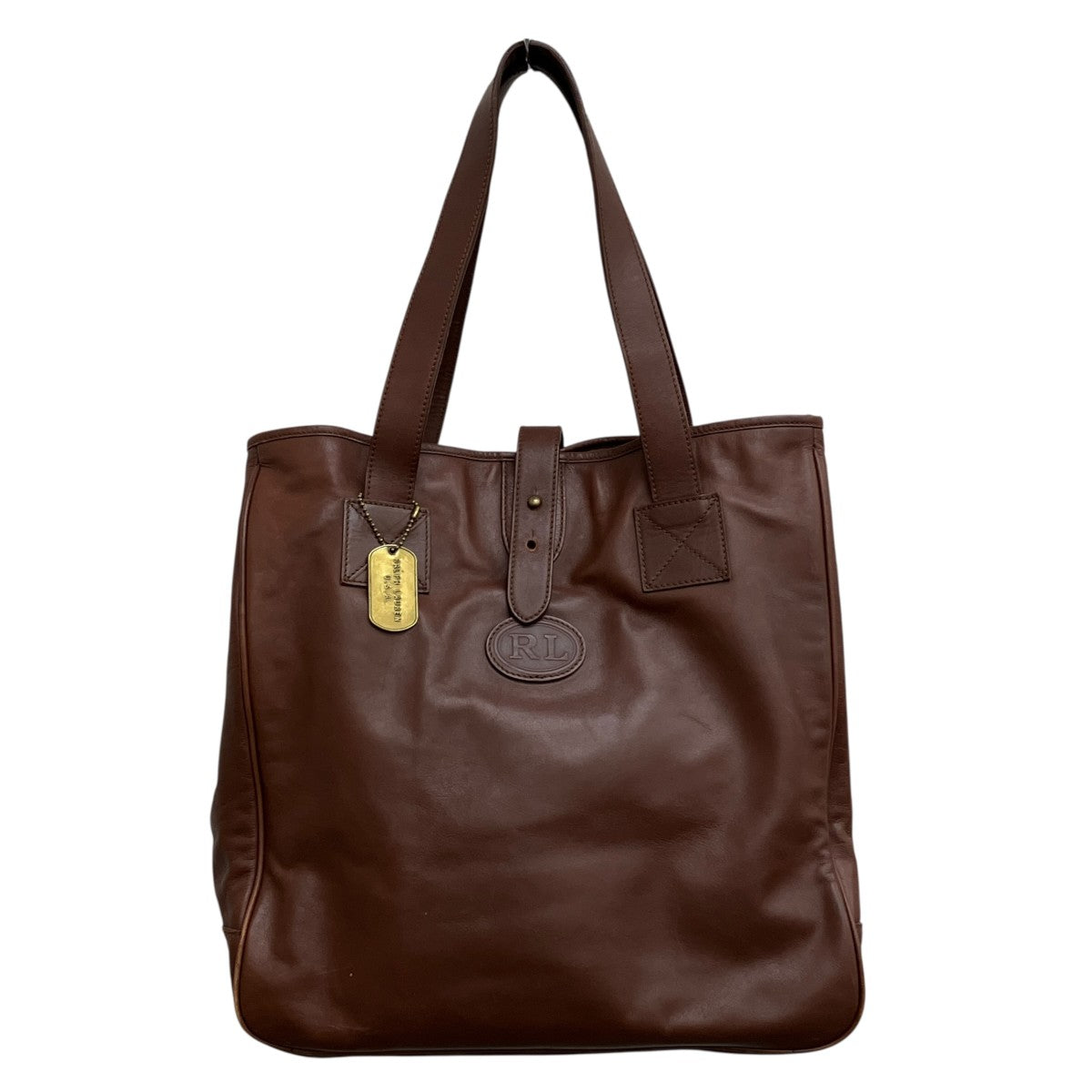 RALPH LAUREN レザートートバッグ 古着・中古-1枚目のアイテム画像