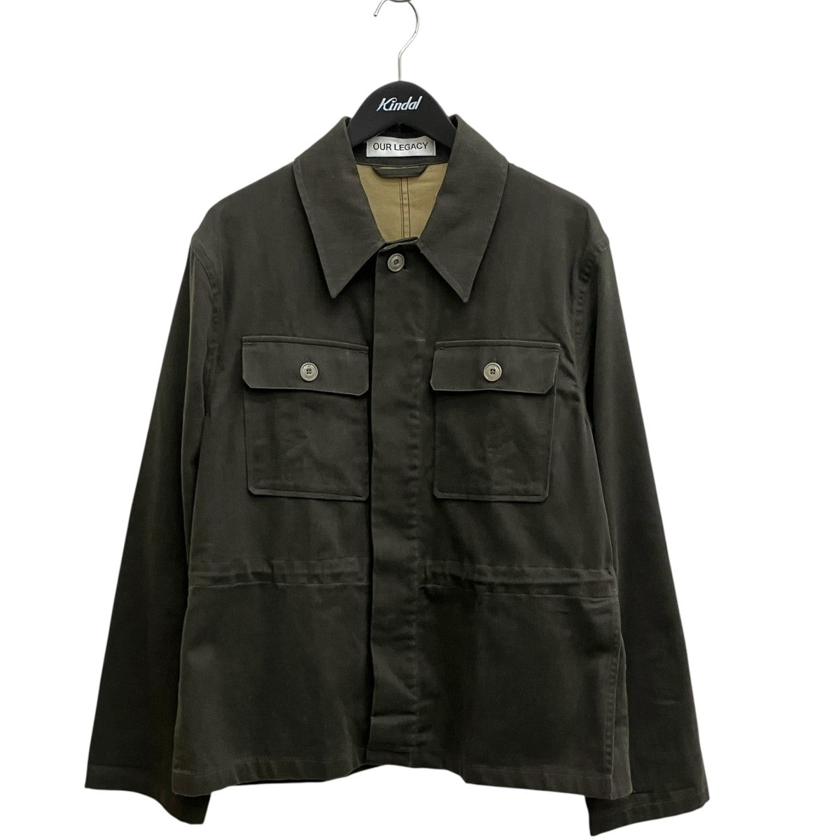 OUR LEGACY UNITY JACKET Antique Mudd Coated SateenジャケットM2261UAM 古着・中古-1枚目のアイテム画像