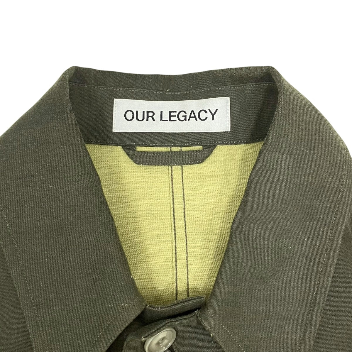 OUR LEGACY UNITY JACKET Antique Mudd Coated SateenジャケットM2261UAM 古着・中古-5枚目のアイテム画像