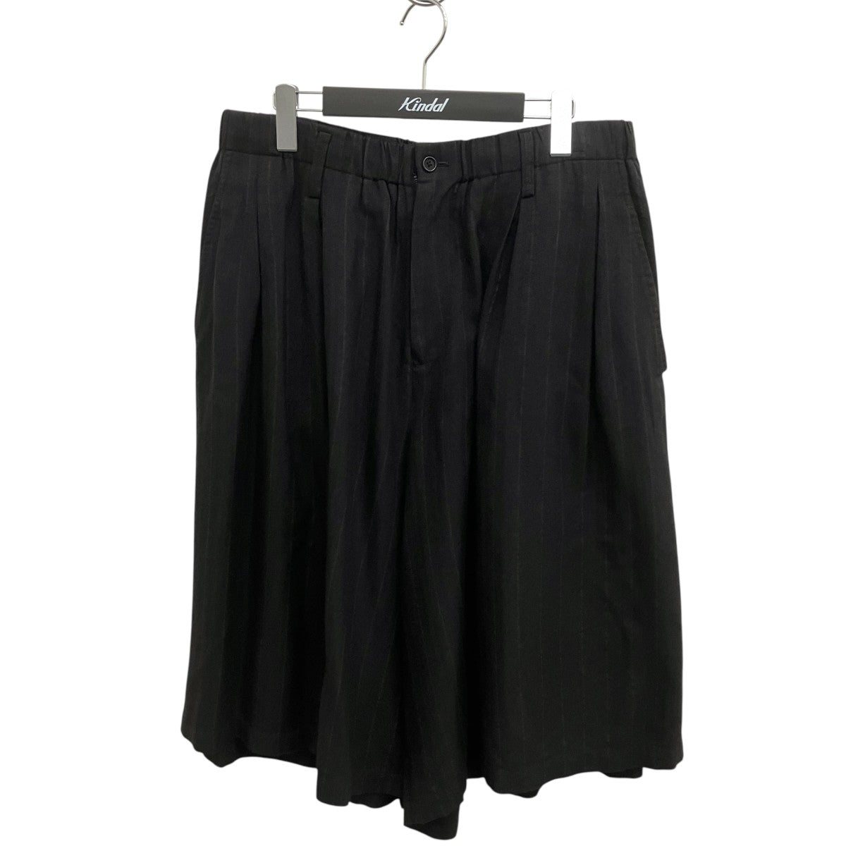 BLACK Scandal Yohji Yamamoto Tuck Half PantsハーフパンツHN-P25-246 古着・中古-1枚目のアイテム画像