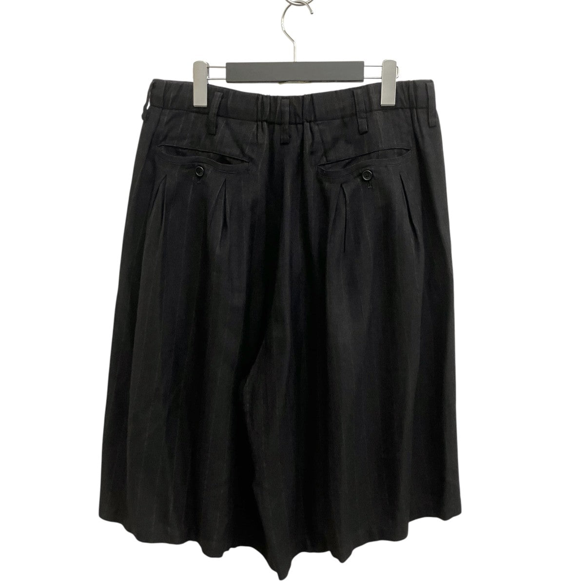 BLACK Scandal Yohji Yamamoto Tuck Half PantsハーフパンツHN-P25-246 古着・中古-2枚目のアイテム画像