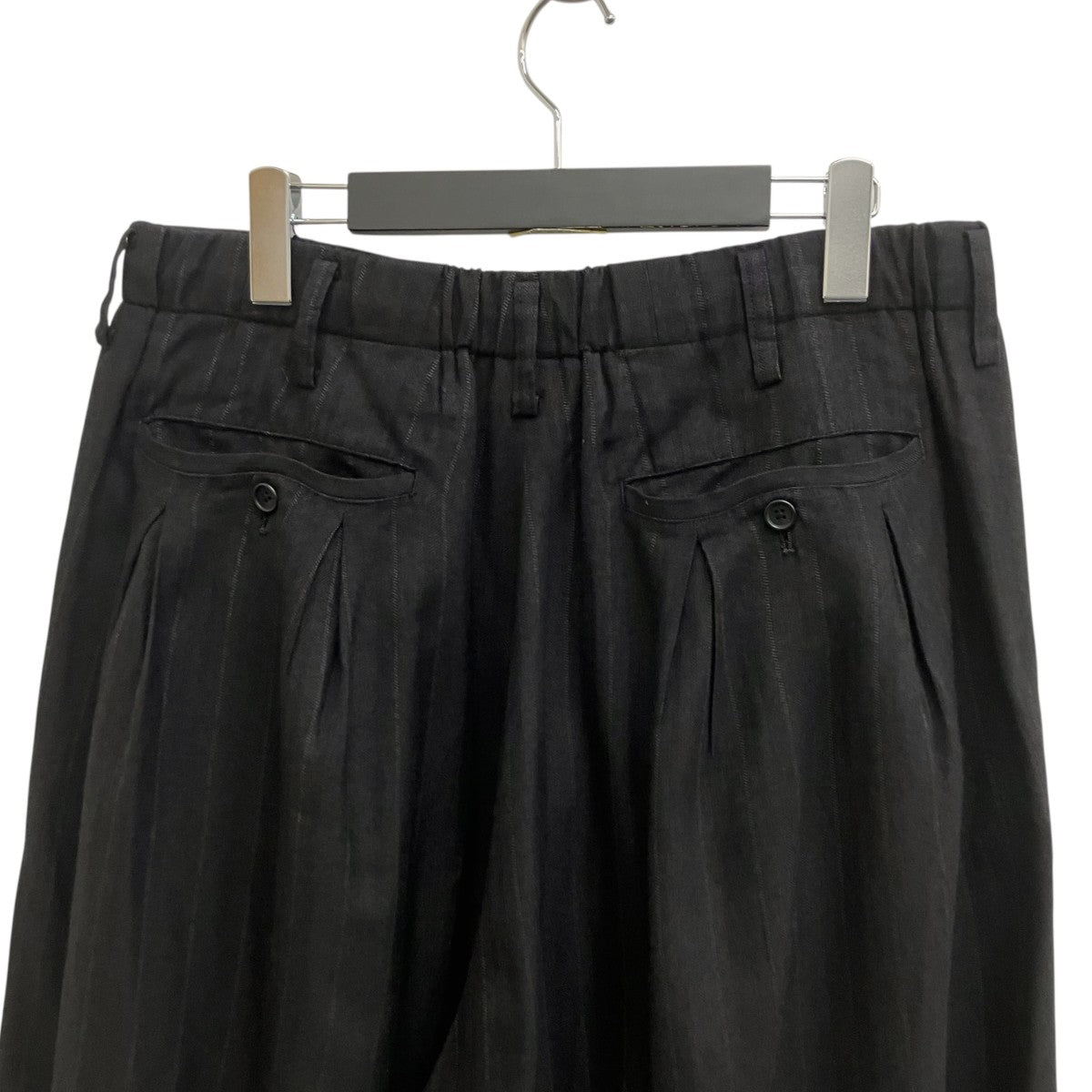 BLACK Scandal Yohji Yamamoto Tuck Half PantsハーフパンツHN-P25-246 古着・中古-4枚目のアイテム画像