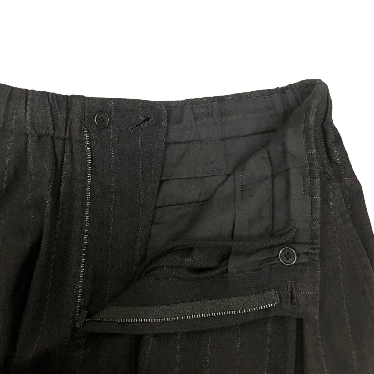 BLACK Scandal Yohji Yamamoto Tuck Half PantsハーフパンツHN-P25-246 古着・中古-5枚目のアイテム画像