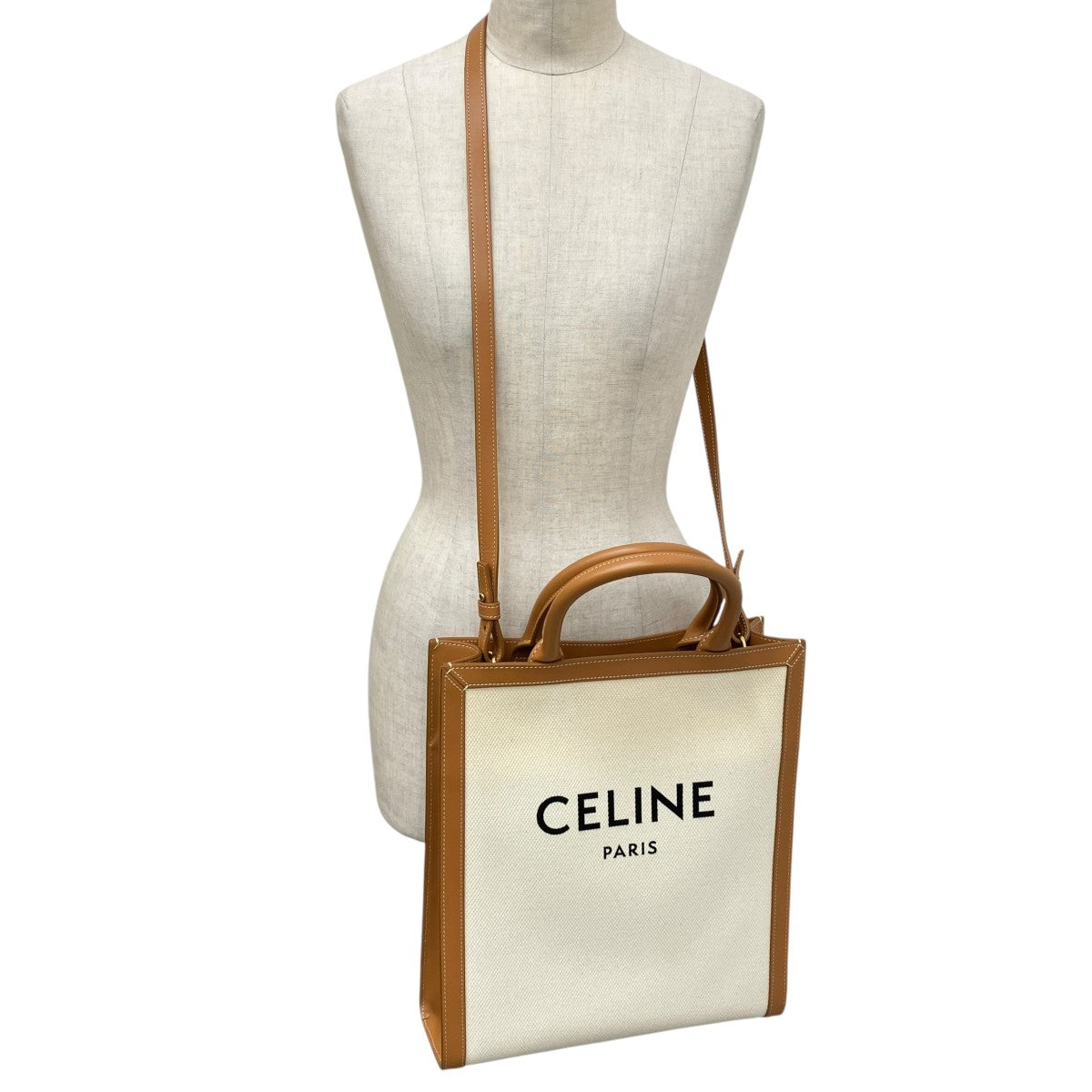 CELINE バーティカル カバ2WAYバッグ 古着・中古-2枚目のアイテム画像