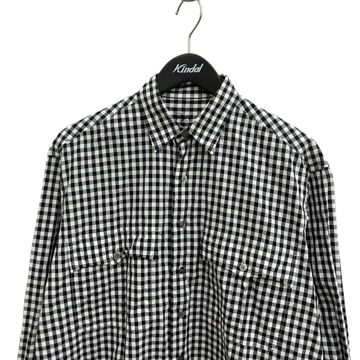 Porter Classic ROLL UPチェックシャツ 古着・中古-3枚目のアイテム画像