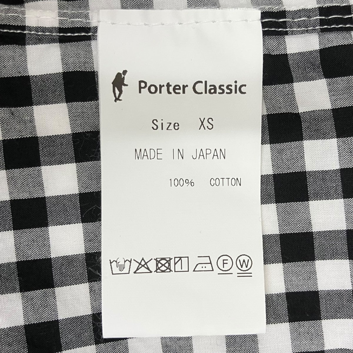Porter Classic ROLL UPチェックシャツ 古着・中古-5枚目のアイテム画像