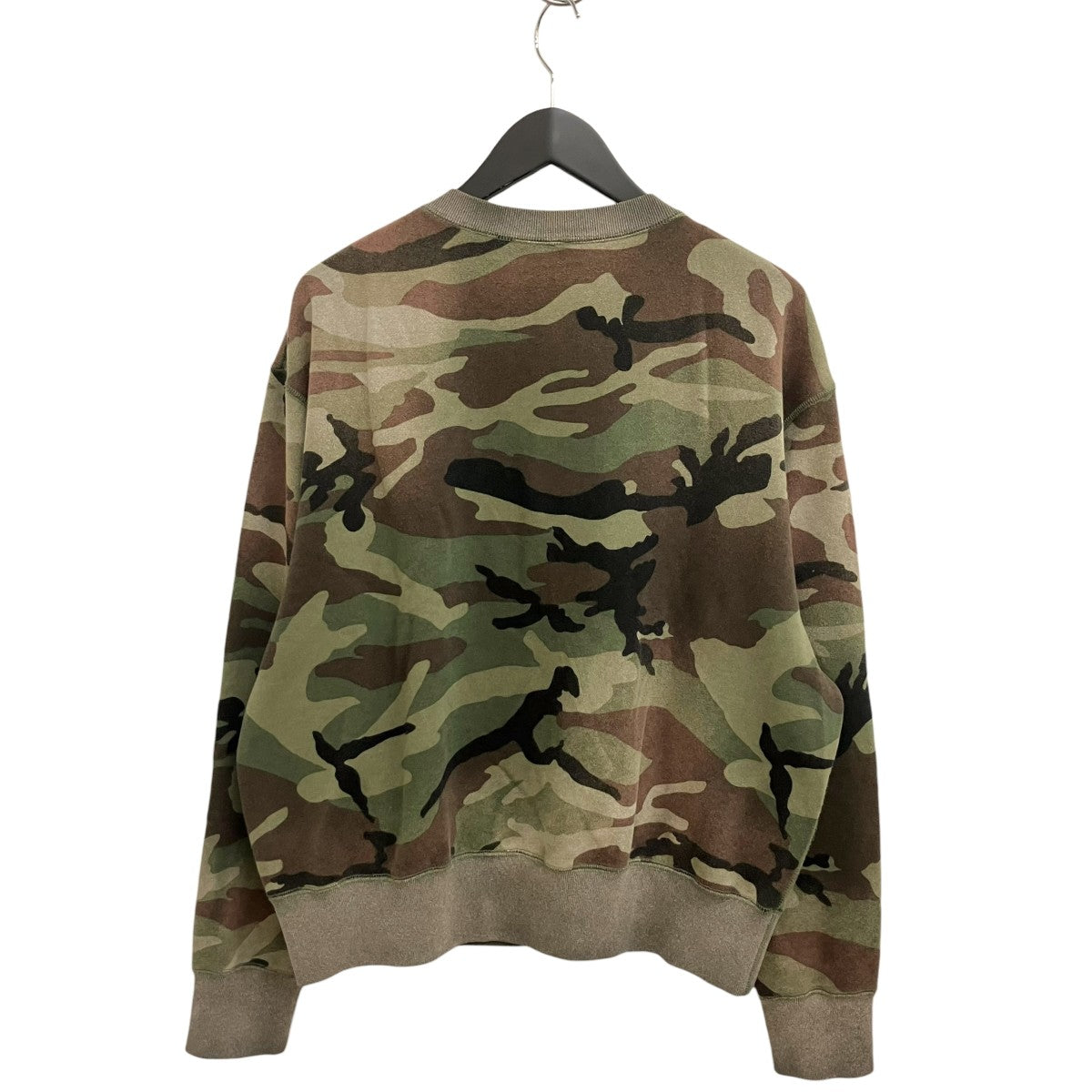 KHOKI Camo Sweat Cardiganカモフラージュ柄カーディガン26ss-t-05 古着・中古-2枚目のアイテム画像