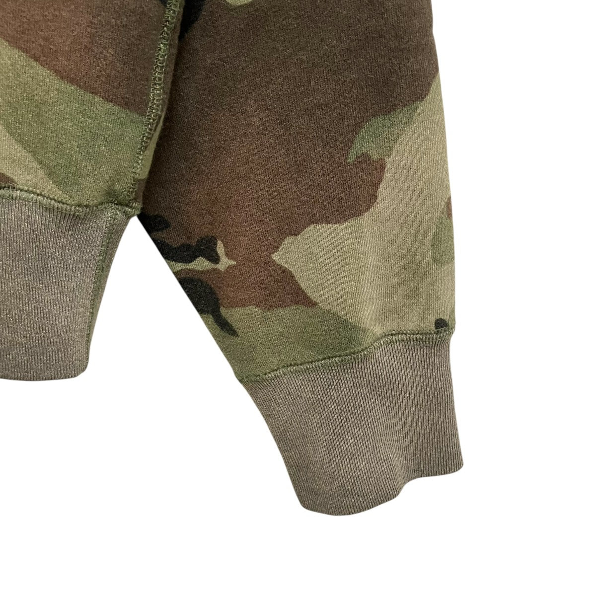 KHOKI Camo Sweat Cardiganカモフラージュ柄カーディガン26ss-t-05 古着・中古-4枚目のアイテム画像