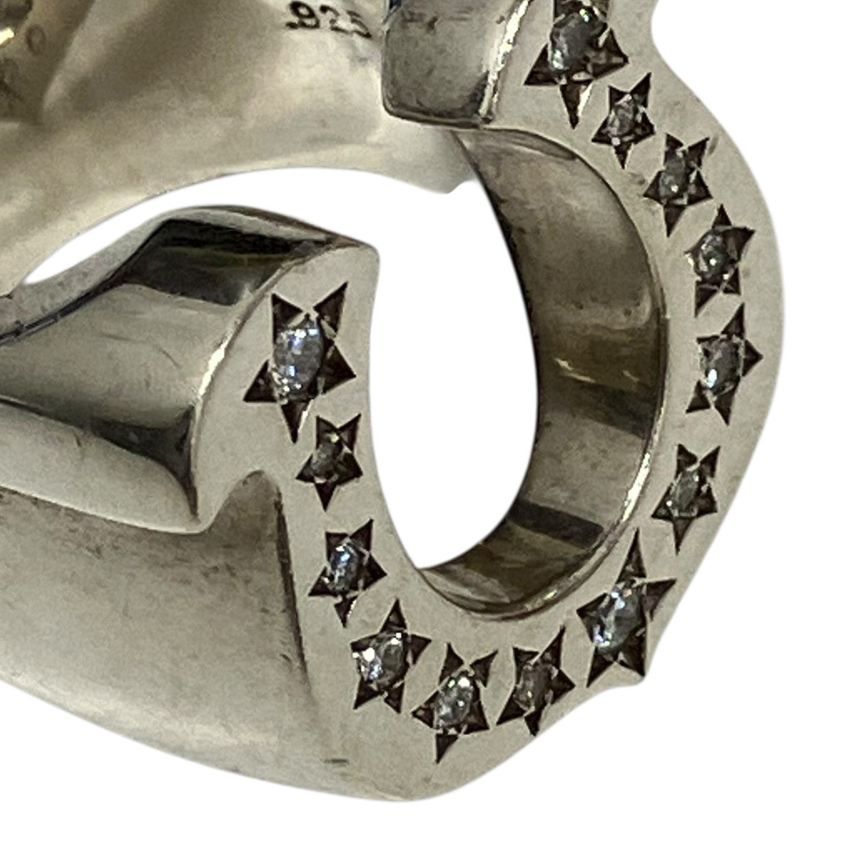 TENDERLOIN T-H．S RING SILVER STONEホースシューリング ダイヤ 古着・中古-6枚目のアイテム画像