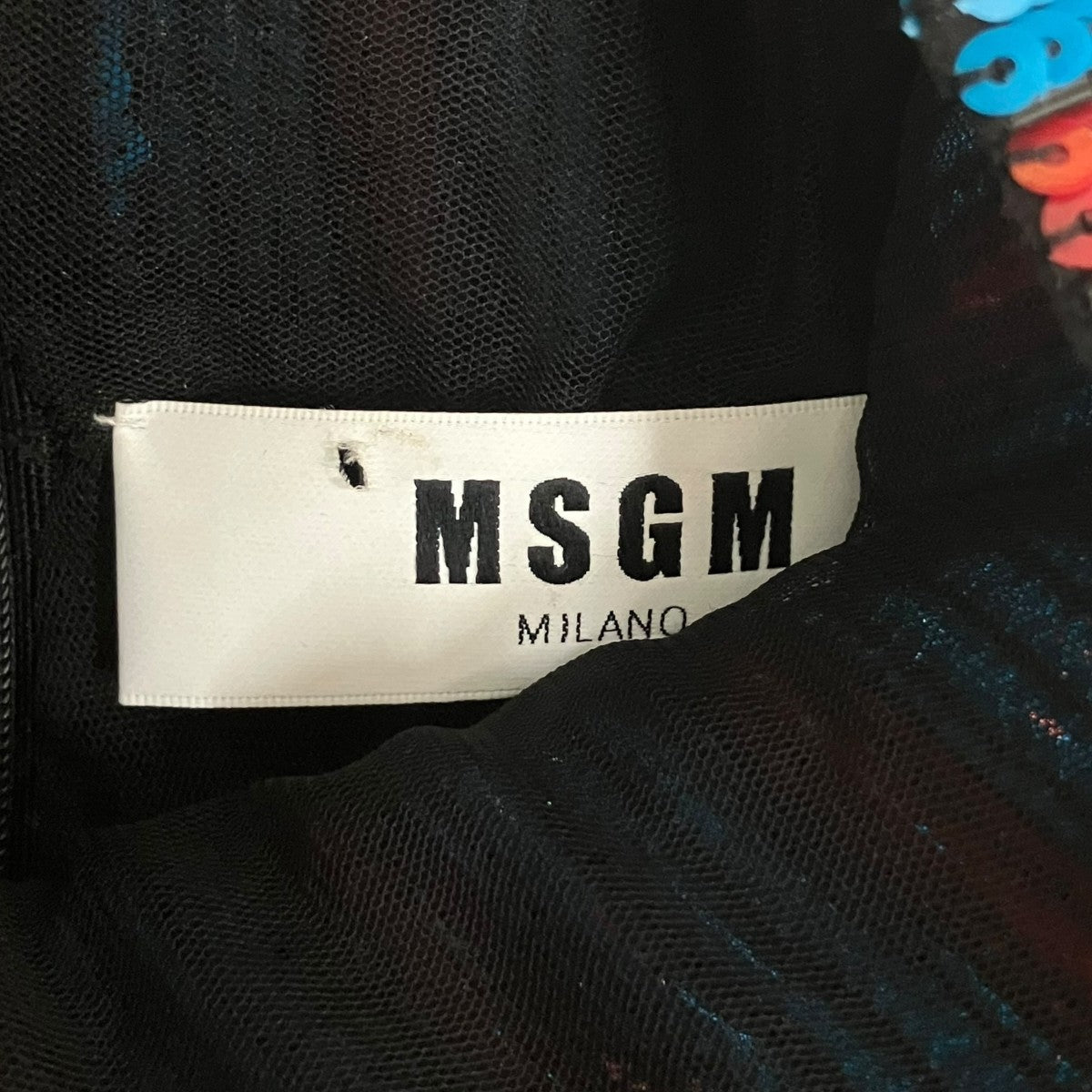 MSGM スパンコールジャケット2342MDM102 古着・中古-6枚目のアイテム画像