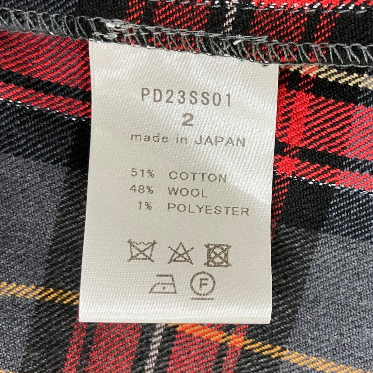 el conductor H SLEEVELESS CHECK FLANNEL COWBOY SHIRTチェックノースリーブシャツPD23SS01 古着・中古-4枚目のアイテム画像