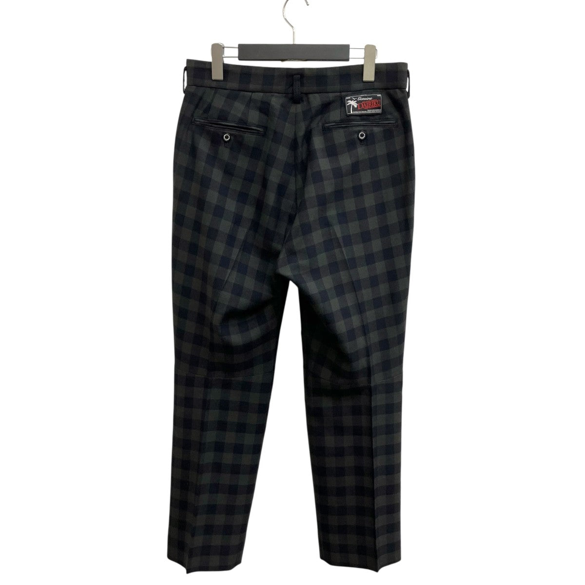 DAIRIKU チェックパンツ22AW B-2 古着・中古-2枚目のアイテム画像