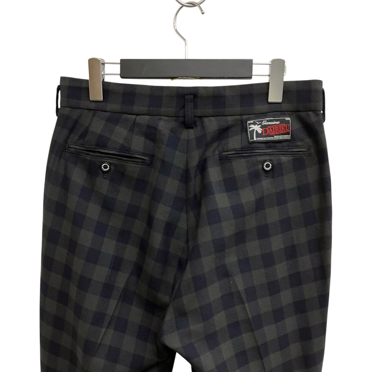 DAIRIKU チェックパンツ22AW B-2 古着・中古-4枚目のアイテム画像