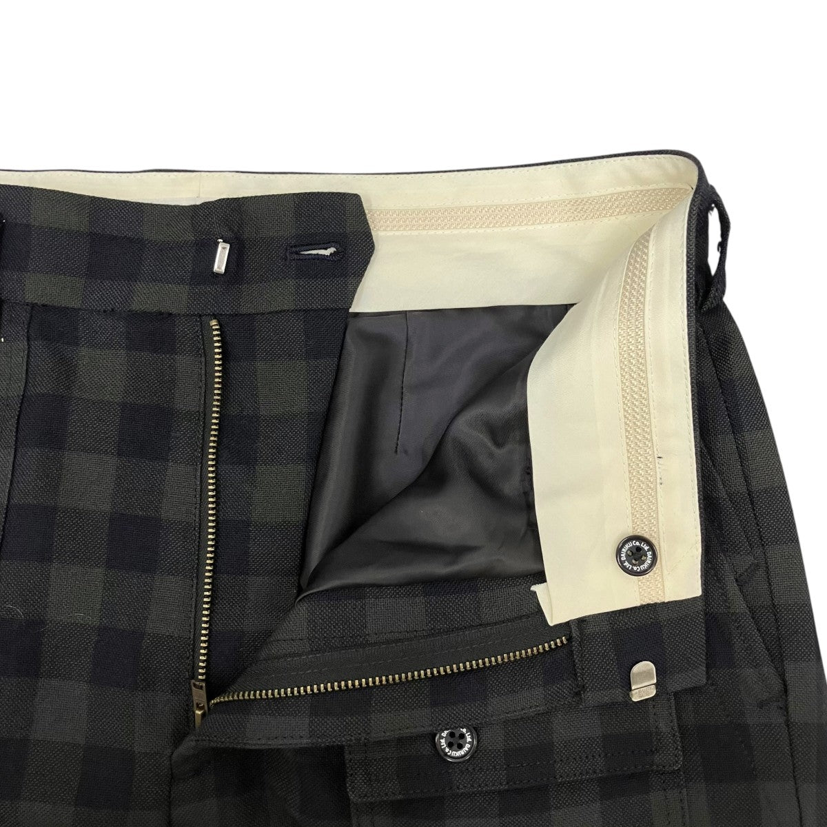 DAIRIKU チェックパンツ22AW B-2 古着・中古-6枚目のアイテム画像