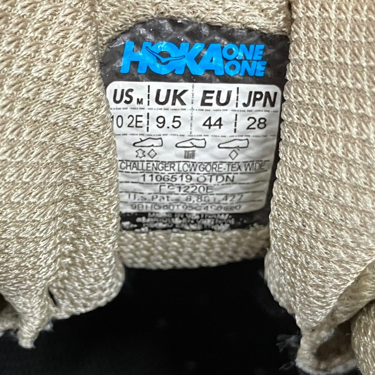 HOKAONEONE CHALLENGER LOW GTX WIDEスニーカー1106519 古着・中古-10枚目のアイテム画像