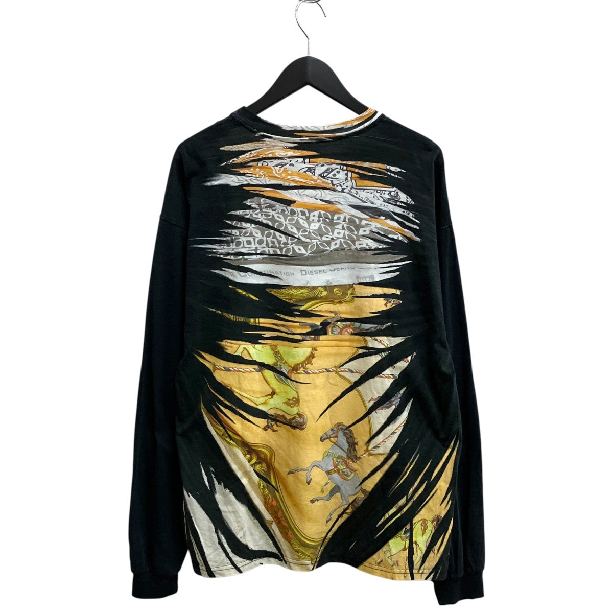 DIESEL T-BOXT-LS-R2長袖カットソー0PJBL 古着・中古-2枚目のアイテム画像