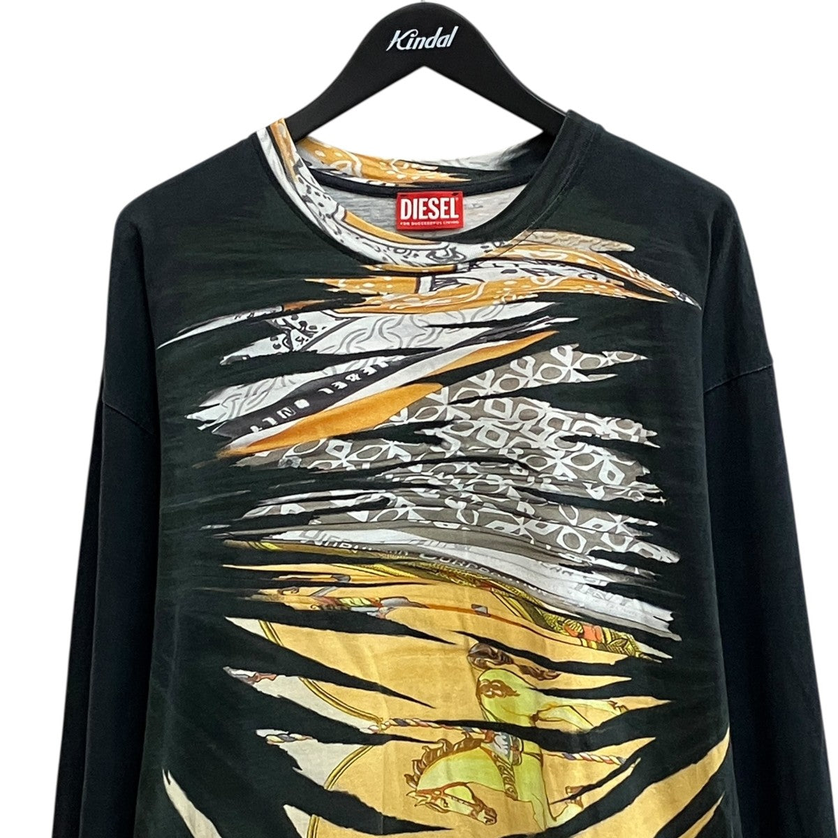 DIESEL T-BOXT-LS-R2長袖カットソー0PJBL 古着・中古-3枚目のアイテム画像